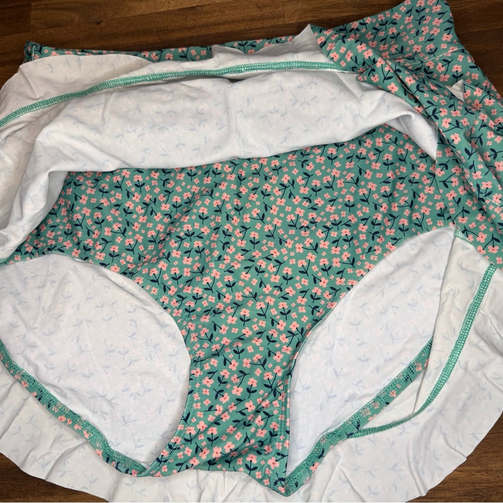 Lime Ricki Swim Ultra High Waist Skirt With Bottoms Tiny Floral, 2XL - Picture 3 of 9